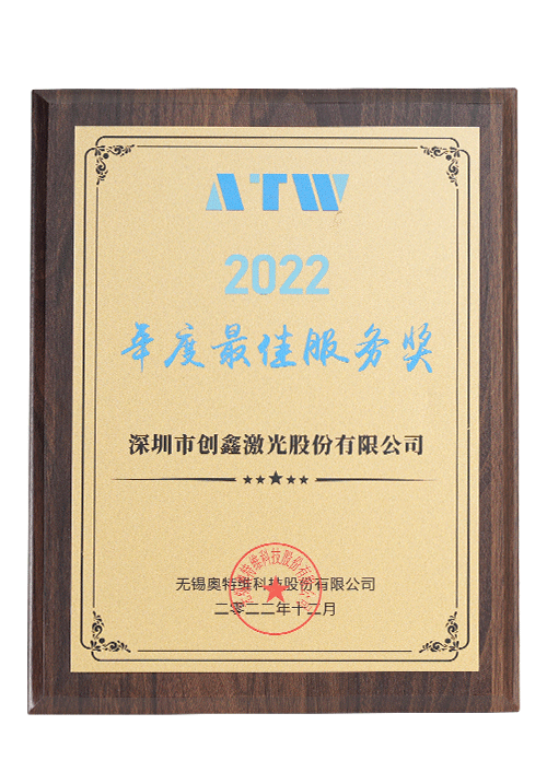 2022年度最佳效劳奖